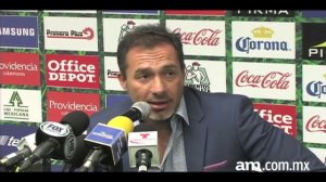 Gustavo Matosas en conferencia de Prensa después de León vs Pumas