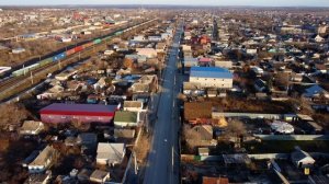 Суровикино сверху. ул. Ленина. 2021 год.