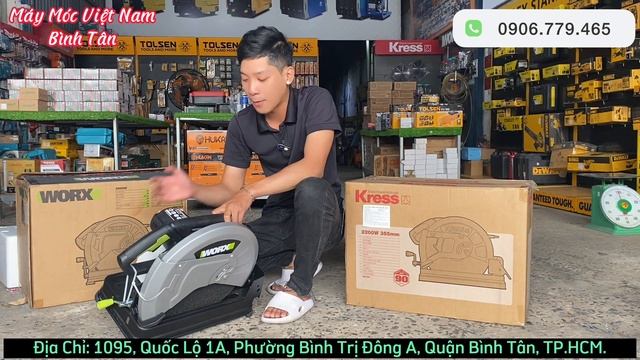 Siêu Hời Khi Mua Máy Cắt Kress KU760 và Worx WU763 Tại Máy Móc Việt Nam смотреть онлайн