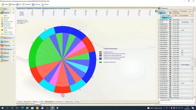 ПО "POINTS": ручной ввод показателей "риодораку"