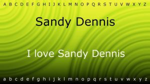 Here I will show you how to say 'Sandy Dennis' with Zira.mp4