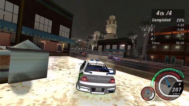 NFS Underground 2 Winter Edition | Part 52 | Lancer Evo VIII | Hard Difficulty | Manual Transmisiso смотреть онлайн