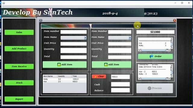 java complete project with source code. Restaurant management system.