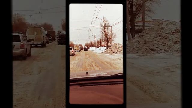 Дороги плохо убирают, но НСК все равно прекрасен/ Die Straßen wurden schlecht sauber gemacht😰