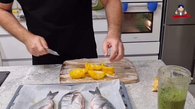 Рыба Денис (Дорадо)  с овощами в остром соусе | рецепт