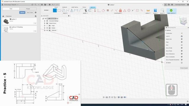 Урок Fusion360 часть 2 смотреть онлайн