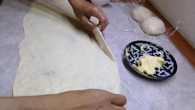 ВКУСНОТА ИЗ НИЧЕГО! УЗБЕКСКИЕ СЛОЕНЫЕ ЛЕПЕШКИ КАТЛАМА.СУПЕР РЕЦЕПТ.