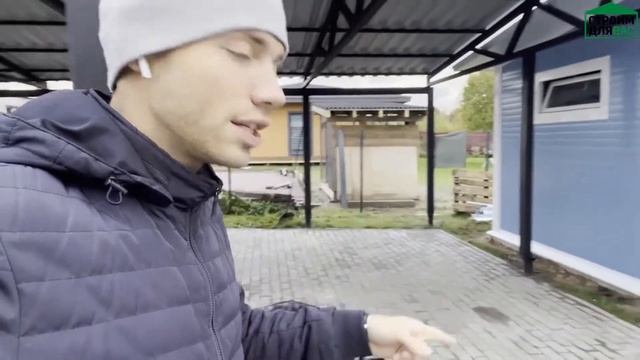 ГАРАЖ С НАВЕСОМ В ГОРОДЕ ПУШКИН | ХОЗ.БЛОК С НАВЕСОМ | ВИНТОВЫЕ СВАИ ПОД НАВЕС | СТРОИМ ДЛЯ ВАС смотреть онлайн