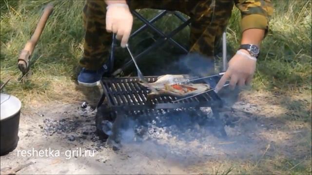 Преимущества чугунной решетки «Мастер Гриль»: не прилипает
