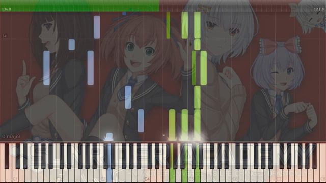 Shoujo No Koro - Sunrider Academy [Piano Tutorial + Midi & Sheet] смотреть онлайн