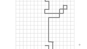 Графический диктант Робот.