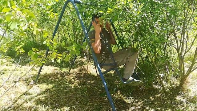 Нашли заброшенную детскую площадку! Годов 90х. смотреть онлайн