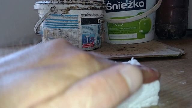 Образец качества пены пеноизол