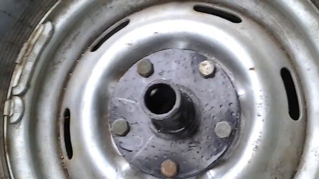 Колёса от Москвича на мотоблок Ока.