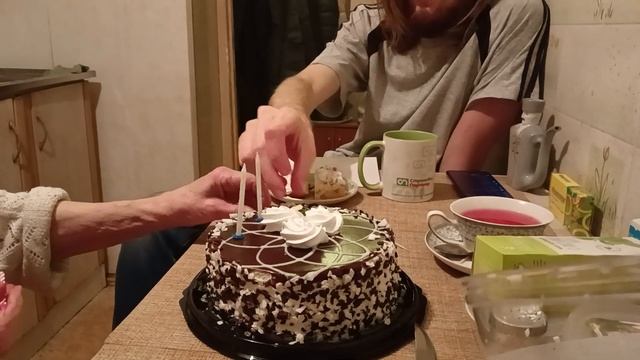 21.11.2023 Д. Р. тортик и Кирилл с мамой