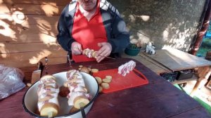 Вот что можно приготовить из сала на мангале.