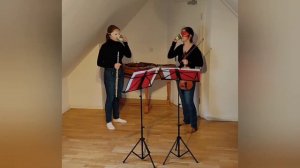 Duo Wandervogel, Mariya Miliutsyna (flute) & Anna Dmitrieva (violin): music by Bach & Kaunzner