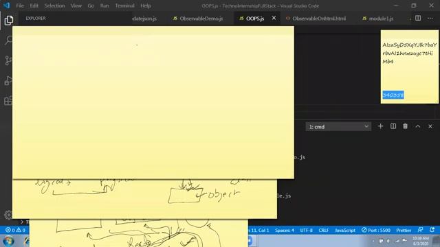 Object Oriented Programming all Concepts Description in JavaScript || Observable Demo.