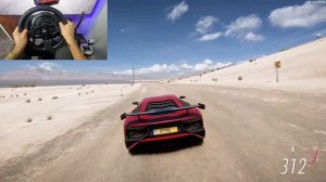 Rebuilding LAMBORGHINI AVENTADOR SV - FORZA HORIZON 5 | Thrustmaster T300 RS GT Gameplay