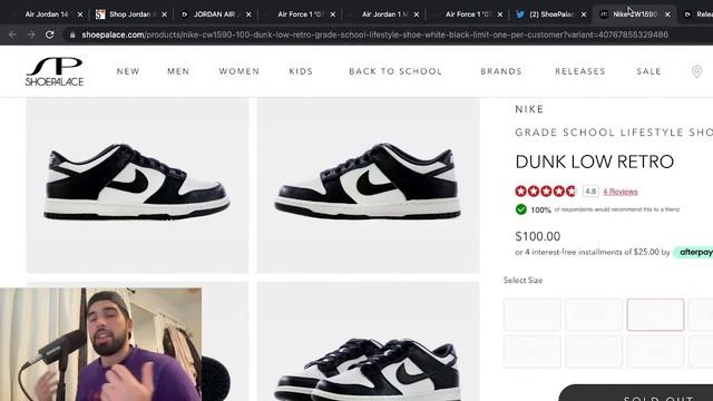 NIKE DUNK LOW PANDA RESTOCK! смотреть онлайн