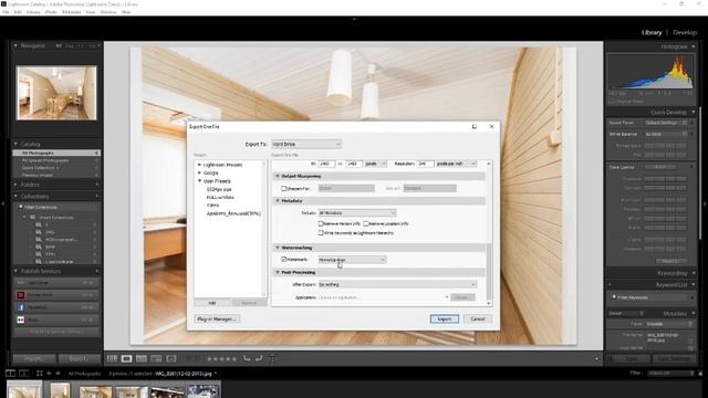Как проставить водяной знак на всех фотографиях в Lightroom смотреть онлайн