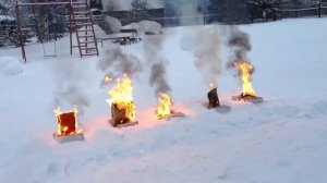 Выбор утеплителя. Проверка на горючесть