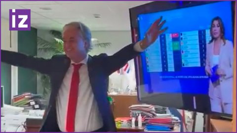 «Худший кошмар ЕС»: Герт Вилдерс, лидер правой Партии Свободы в Нидерландах рад победе на выборах