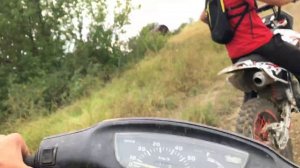 Покатушки с братом на Пит байке и скутере
