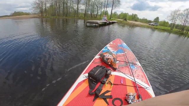 Рыбалка с SUP борда / Сапборд с Aliexpress смотреть онлайн