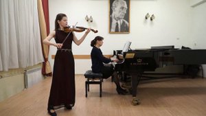 Маргарита Актисова, скрипка. Верачини. Концертная соната ми минор, 1 и 2 части. Вьетан. Рондино