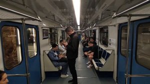 Парад поездов 13.05.23. БКЛ метро. 81-717/714.5М "Номерной". Савёловская - Савёловская.