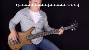 Marilyn Manson - Sweet Dreams (Bass Cover with Tabs)