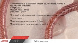 Промывочный насос для систем отопления Virax Virafal