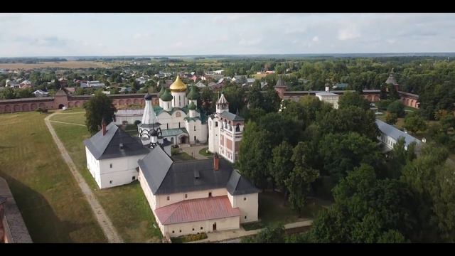 Суздаль с высоты птичьего полета смотреть онлайн