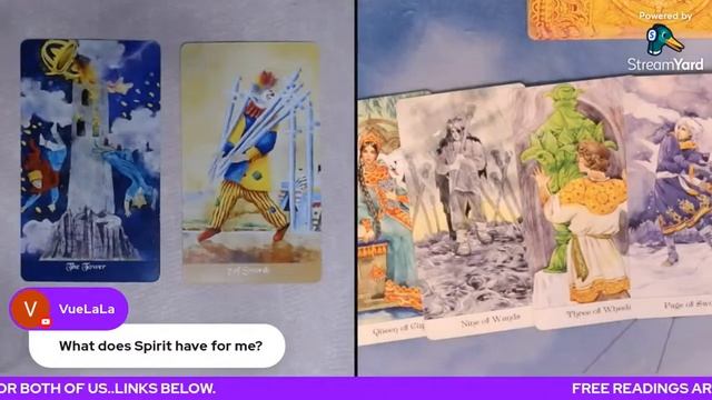 LIVE DOUBLE TAROT READINGS FT TAROT ORACLE смотреть онлайн