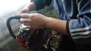 Снимаем поршневую на бензопиле SD Master