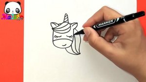 Как нарисовать милого ЕДИНОРОГА легко и просто | Як намалювати єдинорога How to draw a cute Unicorn