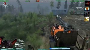 Стрим Кооп карта «Там, на неведомых дорожках» с бригадой "13я зарплата" SpinTires