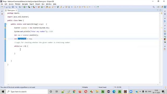 Java program to find whether the given number is an Armstrong number смотреть онлайн