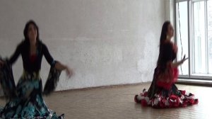 Цыганский танец 2 сестер (Анастасии и Зефиры)