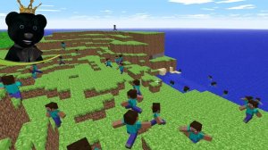 ЧТО БУДЕТ С ОСТРОВОМ В MINECRAFT ЕСЛИ ЕГО ЗАСЕЛИТЬ МИЛЛИОНОМ СТИВОВ؟ Minecraft прямо в браузере