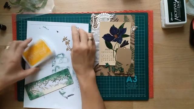 Скрапбукинг: Диз проект Эко блокнот-дневник Второй разделитель смотреть онлайн