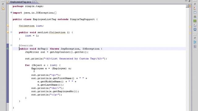 Java EE Programing Using Eclipse: Servlets, JSP Security, and Deployment - Advanced Tags смотреть онлайн