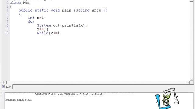 7 Program to display numbers from 1 to 10 using DO WHILE loop in JAVA смотреть онлайн