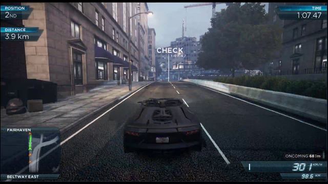 Lamborghini Aventator DOWNFALL Sprint RACE 4K NFS MOST WANTED 12 смотреть онлайн