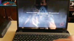 GoW на ноутбуке Sony vaio 2014 года)))