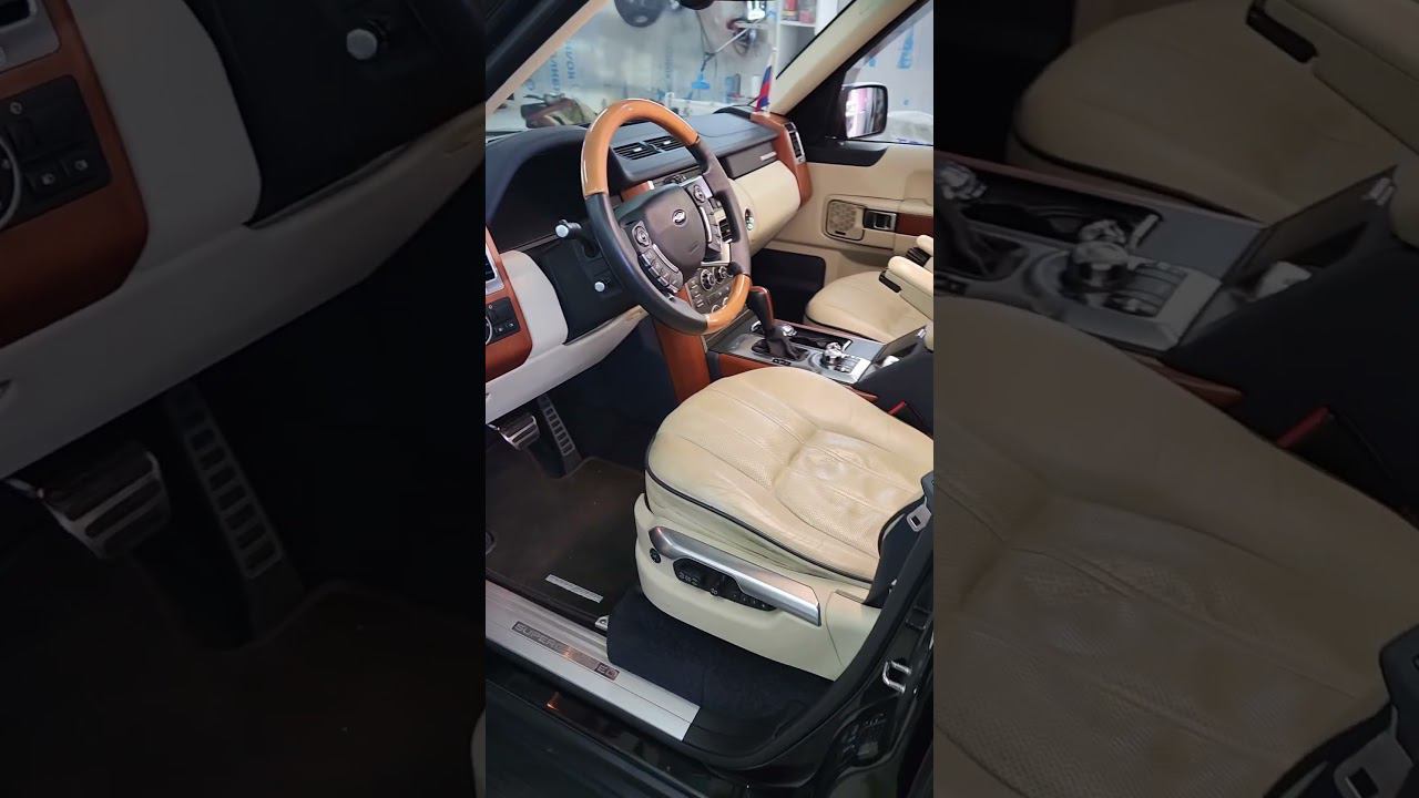 Из потертого сиденья в королевский трон! #реставрациякожи #RangeRover #restoration #детейлинг