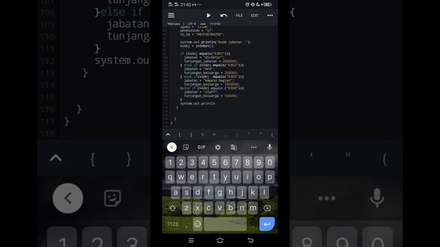 UAS Sistem Penggajian Pegawai Dan Karyawan || Java N Ide смотреть онлайн