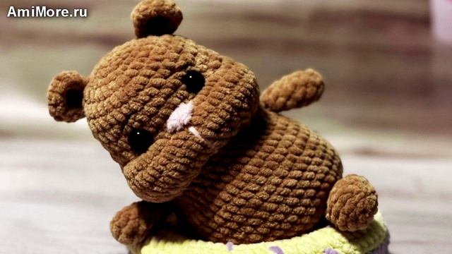 Амигуруми: схема Хомяк и Пончик | Игрушки вязаные крючком