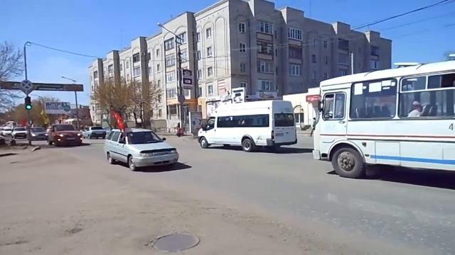 Автопробег "Мы против мет. завода!", Троицк, 1 мая 2015 года смотреть онлайн